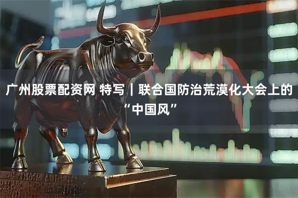 广州股票配资网 特写｜联合国防治荒漠化大会上的“中国风”