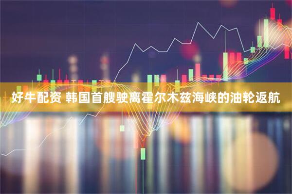 好牛配资 韩国首艘驶离霍尔木兹海峡的油轮返航